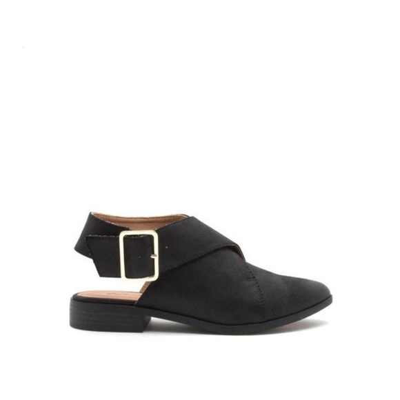 Last Pair! Buckle Wrap Flats - Picture 2 of 5